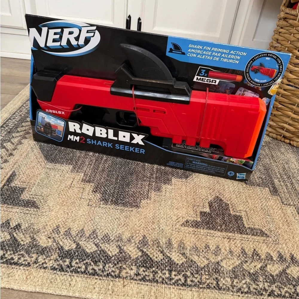 New Nerf Roblox W Code Virtual Exclusive Dart Blaster Mm2 Shark Seeker Dart Gun